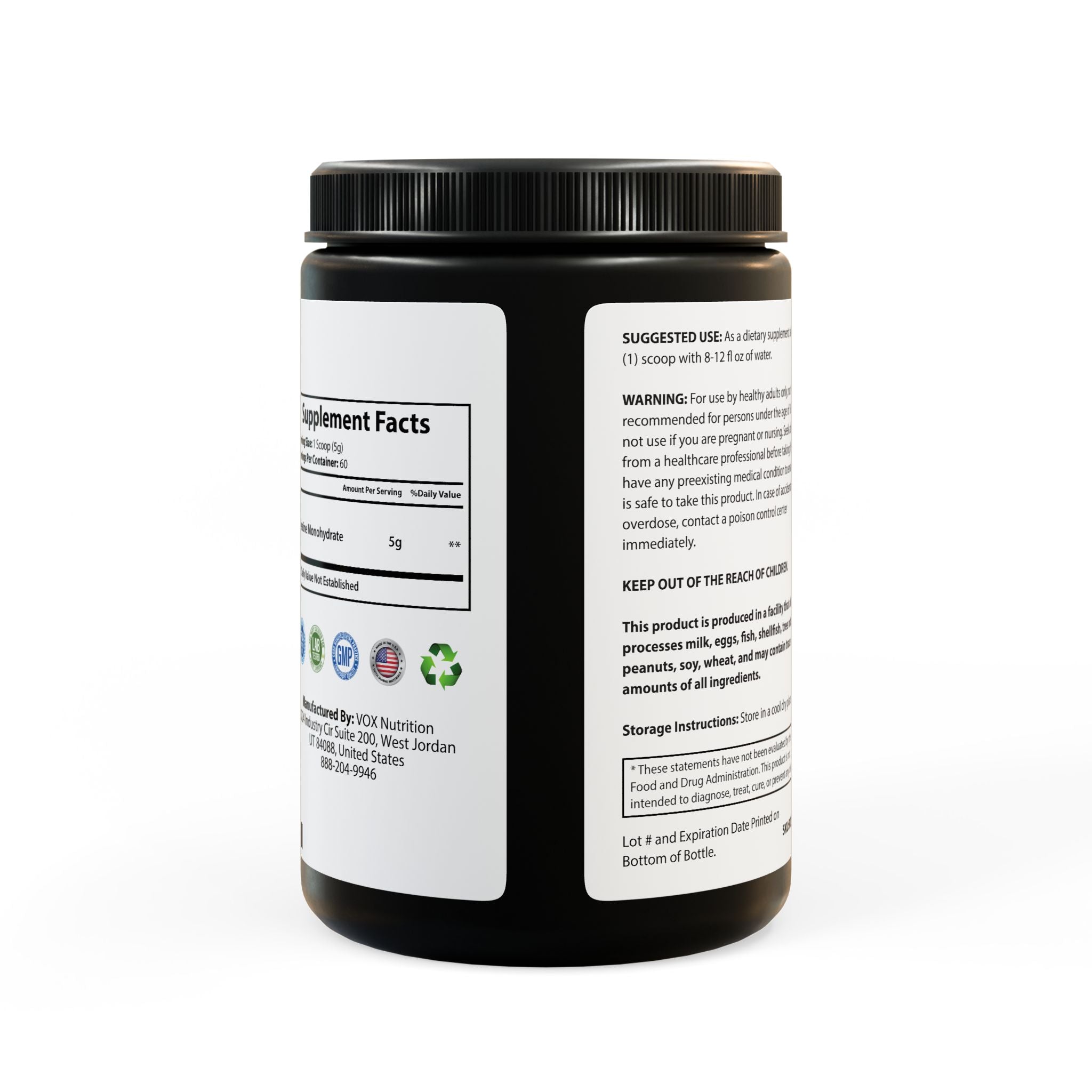Creatine Monohydrate Supplement (300g)