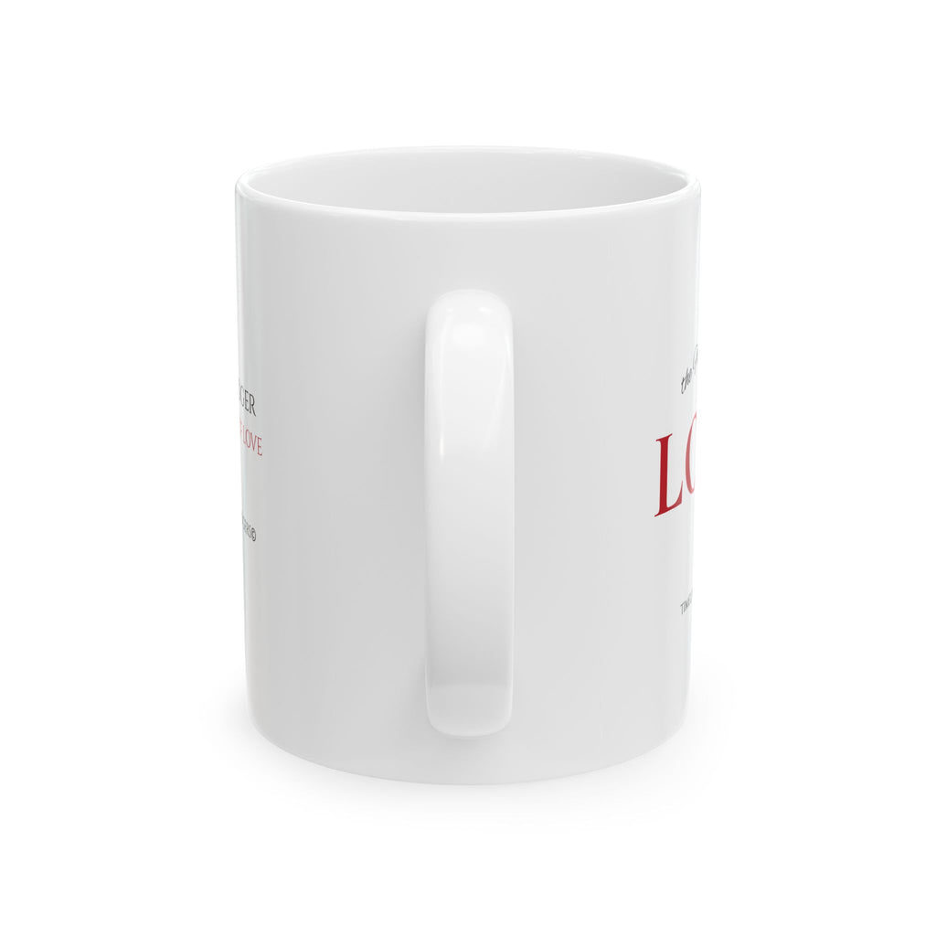 LOVE FREQUENCY Ceramic Mug for Coffee Lovers