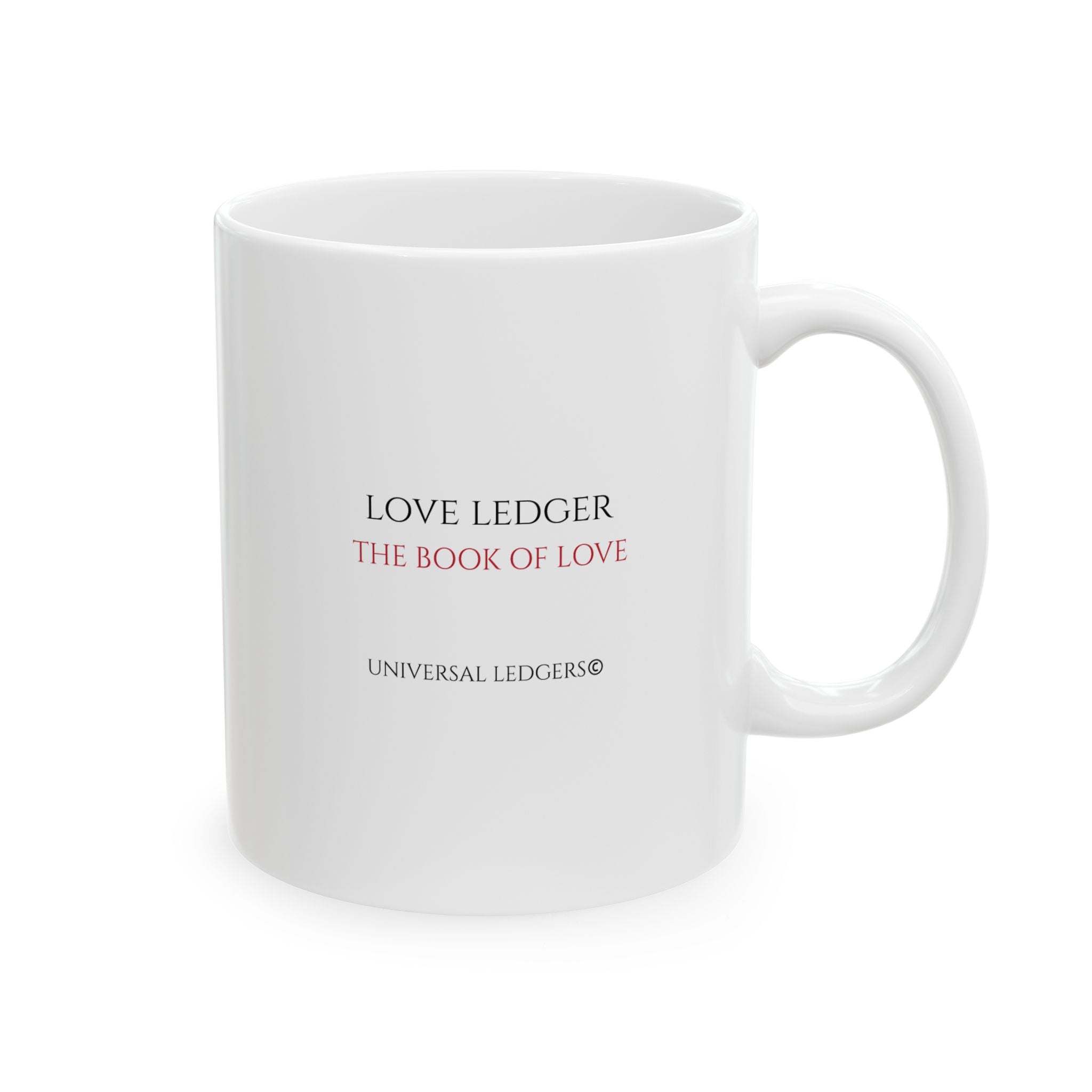 LOVE FREQUENCY Ceramic Mug for Coffee Lovers